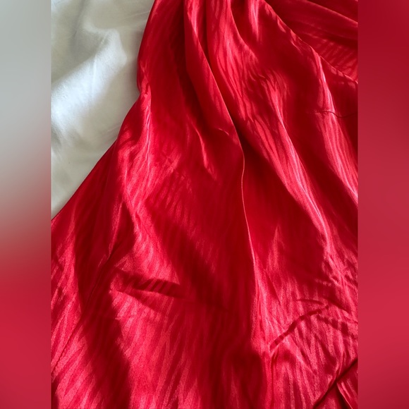 Runaway The Label Red One Shoulder Mini Dress - Picture 4 of 4